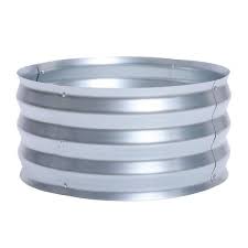 Luxenhome 24 In Galvanized Metal Round