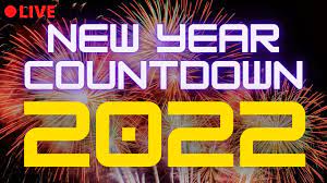 New Years Countdown 2022 LIVE 🔴 - YouTube