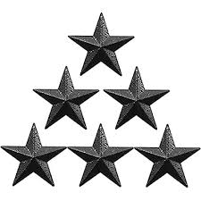 Jiossnn Metal Barn Star Star Wall