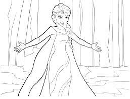 Tranh tô màu Elsa 6 « in hình này
