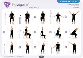 yoga with a chair complete set cles