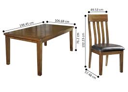 Dining Table Set With 6 Wooden Chairs