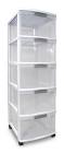 Element 5-Drawer Storage Tower with Wheels type A