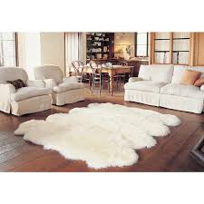 super area rugs natural sheepskin rug shearling fur pelt ethically sourced ivory natural 6 x 6