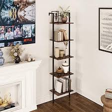 Tajsoon Industrial Bookcase Ladder