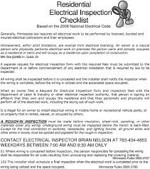 residential electrical inspection