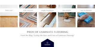 pros and cons of laminate flooring