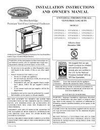 Installation Instructions And Owner S
