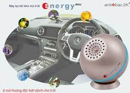 Máy khử mùi xe hơi Energy Ball |Hiệu quả nhanh, chống say xe,