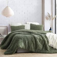 green bedding green comforter
