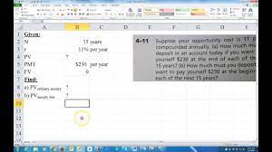 present value ordinary annuity and