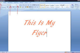 How To Make A Flyer On Microsoft Word 2007 It Still Works