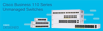 Amazon.com: Cisco Business CBS110-24T Unmanaged Switch, 24 Port GE, 2x1G  SFP Shared, Limited Lifetime Protection (CBS110-24T-NA) : Electronics