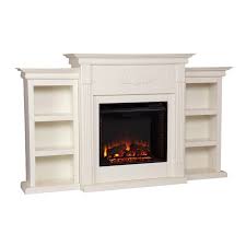 Traditional Wood Electric Fireplace