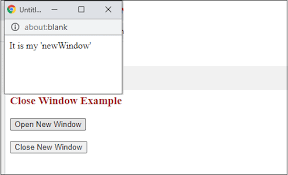 javascript window close method javatpoint