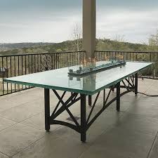 contemporary dining table glass