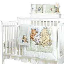 classic pooh crib bedding for