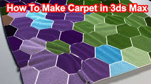 how to make carpet in 3ds max with
