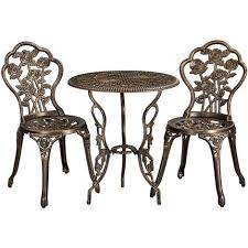 aluminum dining table and chairs