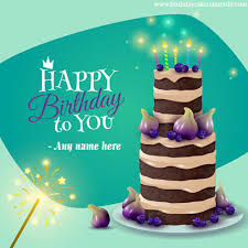 happy birthday card with name free