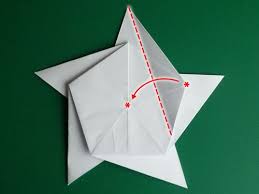 How to make an easy origami star. Folding 5 Pointed Origami Star Christmas Ornaments