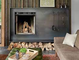 Steel Fireplace Surround Focal Points