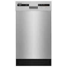 How does a dishwasher sensor wash work? Whirlpool 50 Decibel Front Control 18 In Built In Dishwasher Stainless Steel Energy Star Ada Compliant In The Built In Dishwashers Department At Lowes Com