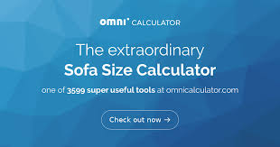 sofa size calculator