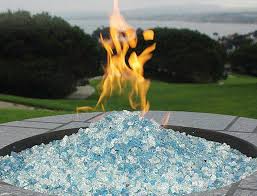 Fire Pit Glass Rocks Stones For