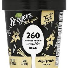 breyers ice cream low fat vanilla