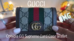 Gucci wallet wallet gucci card holder. Gucci Ophidia Gg Supreme Card Case Review Maythe Martinez Youtube