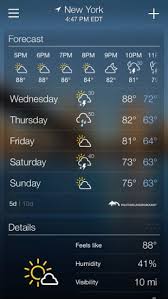 yahoo weather for iphone review pcmag