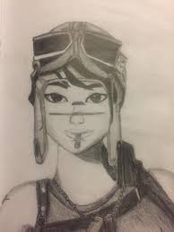Preview 3d models, audio and showcases for fortnite: Drawing On Renegade Raider Took Me 4 Hours Merry Christmas Fortnitebr