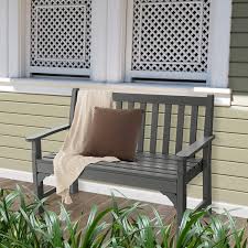All Weather Hdpe 2 Person Garden Bench