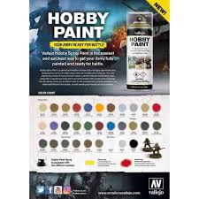 Vallejo Announces Color Match Spray Paint