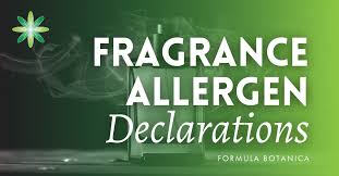fragrance allergens on your cosmetics
