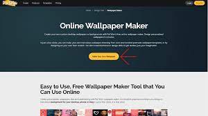 Create a desktop wallpaper using your ...