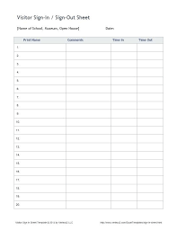 Key Sign In Out Sheet Template Royaleducation Info