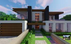 This is a beautiful modern house that has been submerged underwater that removes the water from it so you. Modern House Ayera 1 14 Minecraft Map