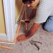 install the carpet tack strips