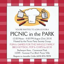 picnic invitation 15 exles