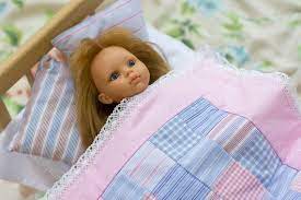 doll bedding set 15 cotton patchwork