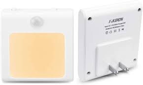 Plug In Motion Sensor Night Light Adjustable Brightness Warm White Led Nightlight For Kitchen Hallway Stairway Bathroom Bedroom 2 Pack Amazon Com