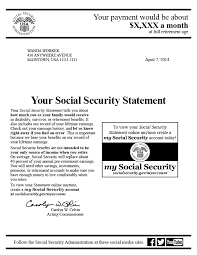 The Social Security Statement Background Implementation And