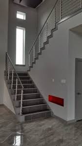 grey tile staircase ideas designs