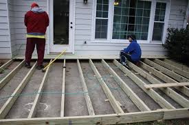 Composite Deck Over A Concrete Patio