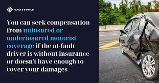 If you have to pay a deductible, or have other uninsured expenses (lost/damaged property in the car, time off work to deal with the accident/recover from injuries, payment of a replacement rental), you can sue the other driver in. North Carolina Uninsured Motorist Lawyer Riddle Brantley