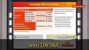 You may also pay through at any bancnet atms, selected sm. Ambank Atm Interbank Giro Ibg Guide Youtube
