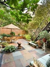 Small Backyard Patio Garden In The City