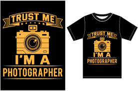 photographer t shirt design graphic by